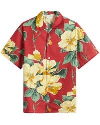 Drole de Monsieur - Luciano Printed Floral Shirt - Lyst
