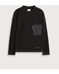 and wander - Re Wool Jq Crew Sweatshirt - Lyst