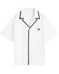 Valentino - Cotton Poplin Vacation Shirt - Lyst