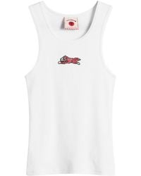 ICECREAM - Beaded Running Dog Ribbed Vest Top - Lyst