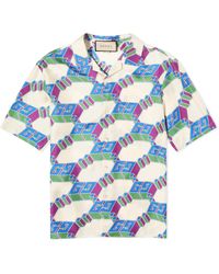 Gucci - Gg Game Big Vacation Shirt - Lyst