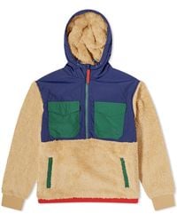 Polo Ralph Lauren - Mixed Sherpa Fleece Half Zip Jacket - Lyst