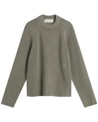About Blank - Rib Mock Neck Crew - Lyst