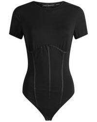 GOOD AMERICAN - Weightless Scuba Corset Bodysuit - Lyst