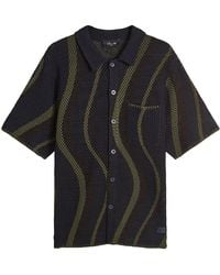 Dime - Soleil Knit Short Sleeve Shirt - Lyst