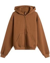 Skims - Cotton Fleece Classic Zip Up Hoodie - Lyst