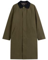 A.P.C. - Gaspard Waxed Cotton Canvas Mac - Lyst