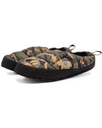 north face tent slippers mens