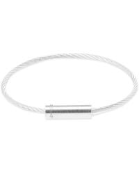 Le Gramme - Brushed Le Cable Bracelet - Lyst
