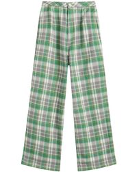 Beams Boy - Work Check Easy Pants - Lyst