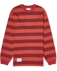 WTAPS - Long Sleeve 15 Stripe T-Shirt - Lyst
