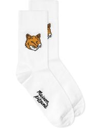Maison Kitsuné - Fox Head Sock - Lyst