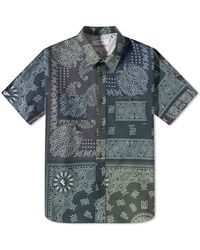 FDMTL - Short Sleeve Bandana Patchwork Shirt - Lyst