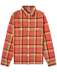 Human Made - Checked Overshirt - Lyst