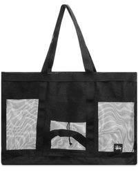stussy world tour tote bolsa