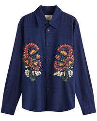 Kardo - Luis Hand Embroidered Shirt - Lyst