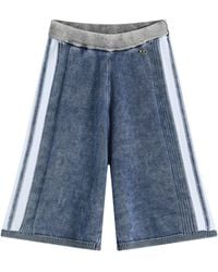 DIESEL - M-Esther Ribbed Denim Shorts - Lyst