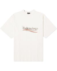 Balenciaga - Political Campaign Stencil T-Shirt - Lyst