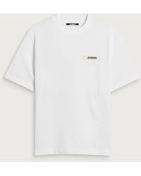Jacquemus - T-Shirt With Gros Grain Logo - Lyst