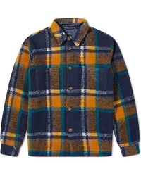 Portuguese Flannel - Plaid Tricot Overshirt - Lyst