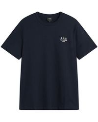 A.P.C. - Rue Madame Logo T-Shirt - Lyst