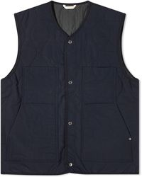 Norse Projects - Peter Waxed Nylon Insulated Vest - Lyst
