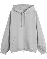 ANGLAN - Double Valley Tuck Sweat Hoodie - Lyst