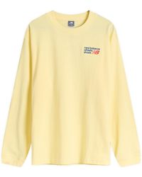 New Balance - Athletics Premium Logo Long Sleeve - Lyst