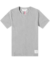 Thom Browne - Back Stripe Pique T-Shirt - Lyst