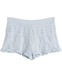 My Mum Made It - Lace Knit Shorts - Lyst