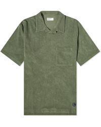 Universal Works - Lightweight Terry Vacation Polo Shirt - Lyst