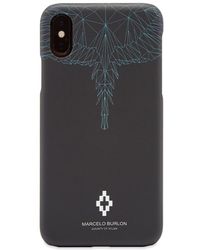 Marcelo Burlon Neon Wings Iphone X Case - Black
