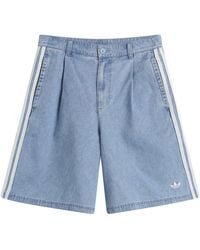 adidas - Denim Shorts - Lyst