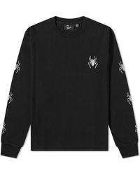 by Parra Long Sleeve Spidered T-shirt - Black