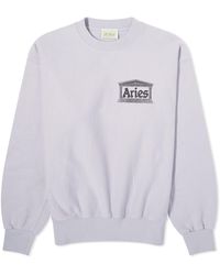 Aries - Aged Temple Crew Sweat - Lyst