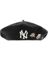 KTZ - New York Yankees Pin Wool Beret - Lyst