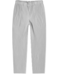 Homme Plissé Issey Miyake - Pleated Straight Leg Trousers - Lyst