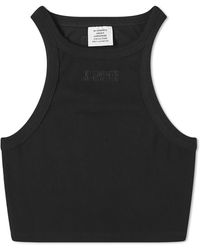 Vetements - Cropped Racing Tank Top - Lyst