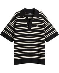 Amiri - Ma Stripe Knit Polo - Lyst