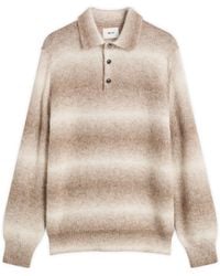 NN07 - Alfie Alpaca Knitted Polo - Lyst