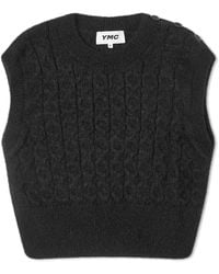 YMC - Farrow Knitted Vest - Lyst