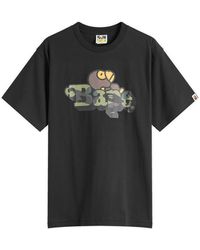 A Bathing Ape - 1St Camo Milo On Bape T-Shirt - Lyst