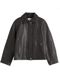 Samsøe & Samsøe - Sanok Leather Jacket - Lyst