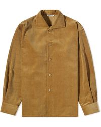 AURALEE Finx Corduroy Shirt in Brown for Men | Lyst