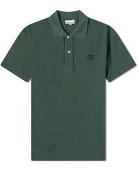Maison Kitsuné - Tonal Fox Head Patch Comfort Polo Shirt - Lyst