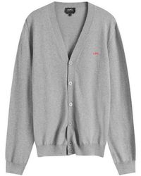 A.P.C. - Joseph Logo Cardigan - Lyst