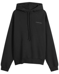 Calvin Klein - Terry Quilted Hoodie - Lyst