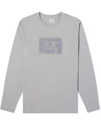 C.P. Company - Box Logo Longsleeve T-Shirt - Lyst