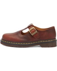 Dr. Martens - Leather T-Bar Mary Jane Shoes - Lyst