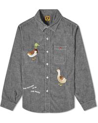 Human Made - Chambray Duck Shirt - Lyst